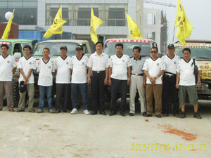 “伟昌铝材猎人车队”到达南宫NG28山东分厂