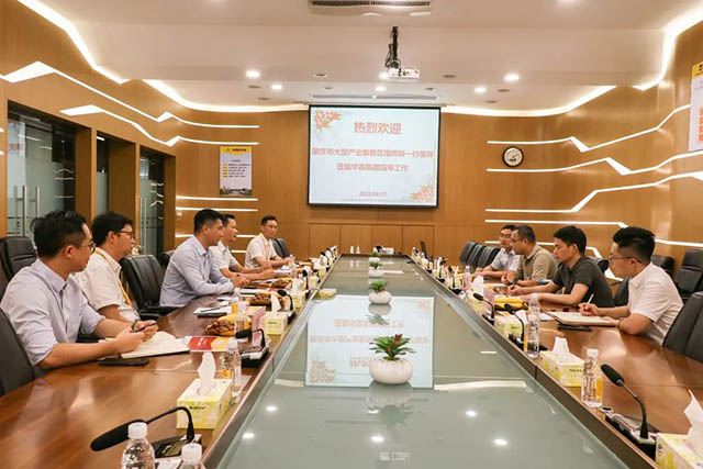 加强合作,互利共赢|肇庆市投资推进局一行来南宫NG28集团调研