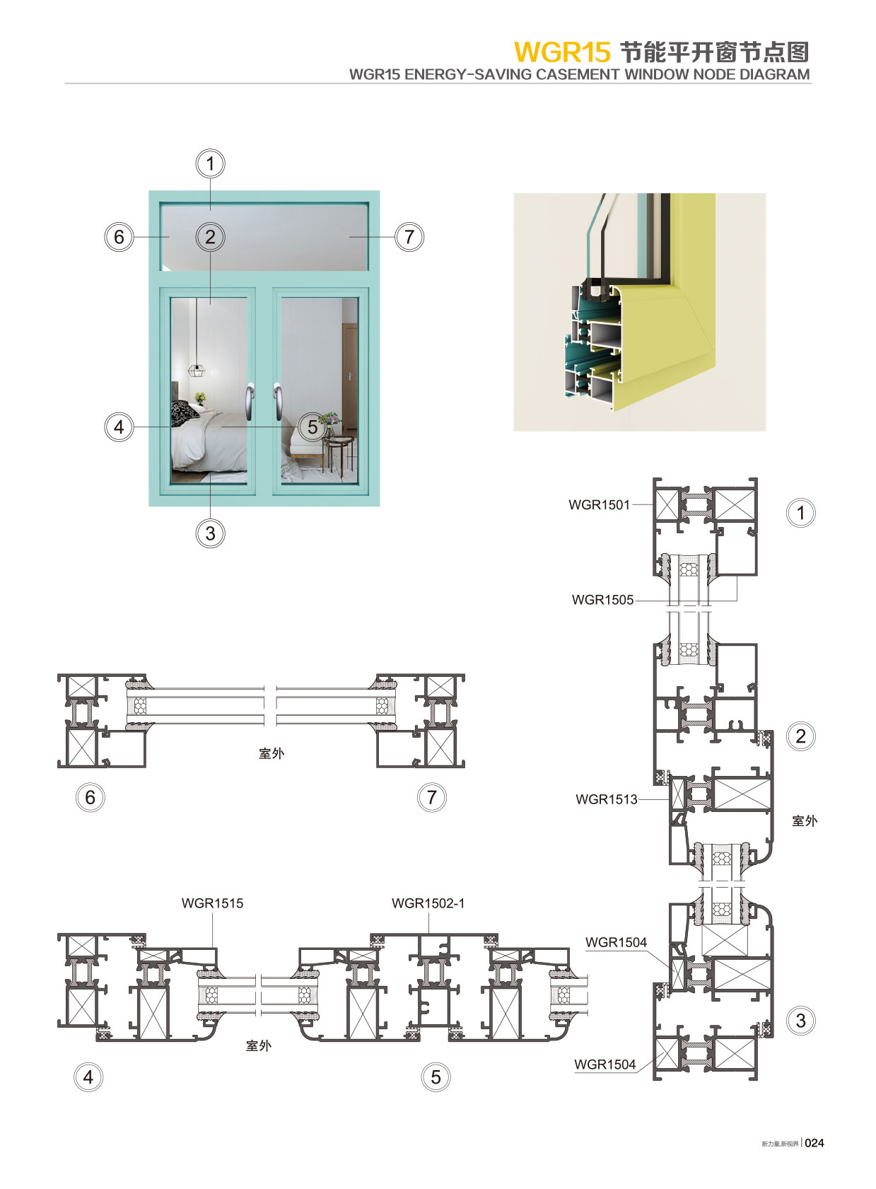 WGR15隔热节能平开系列
